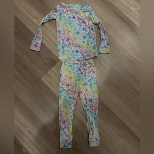 Rainbow Starburst Long Sleeve Pajama Set